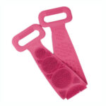Silicone Body Back Scrubber Double Side Bathing Brush for Skin Deep Cleaning, Scrubber Belt - Image 2