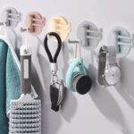 180Â° Rotating Punch-Free 3-Hook Sticky Hook â€“ 1 Pc - Image 4