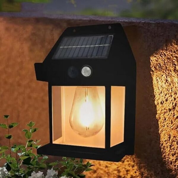 Solar Wall Lamp â€“ Wireless Outdoor Light with Motion Sensor & 3 Modes