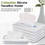 Simple Silicone Tissue Holder â€“ Cube/Cylinder Tissue Box for Bathroom, Office, Car & Bedroom - Image 6