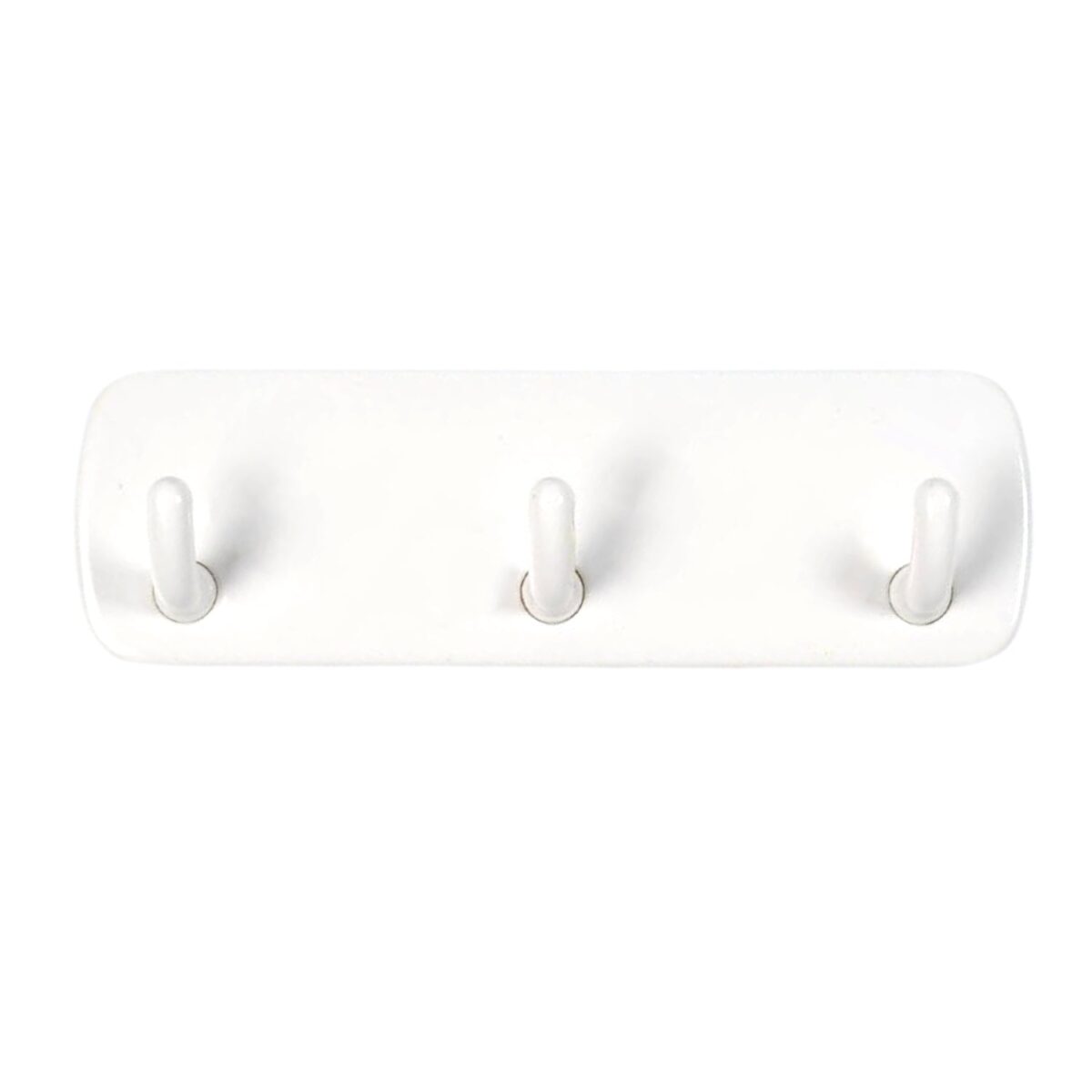 3 Pin Plastic Cloth hanger, Wall Door Hooks Rail for Hanging Clothes. - Image 1