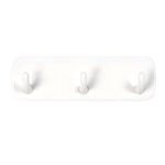 3 Pin Plastic Cloth hanger, Wall Door Hooks Rail for Hanging Clothes.