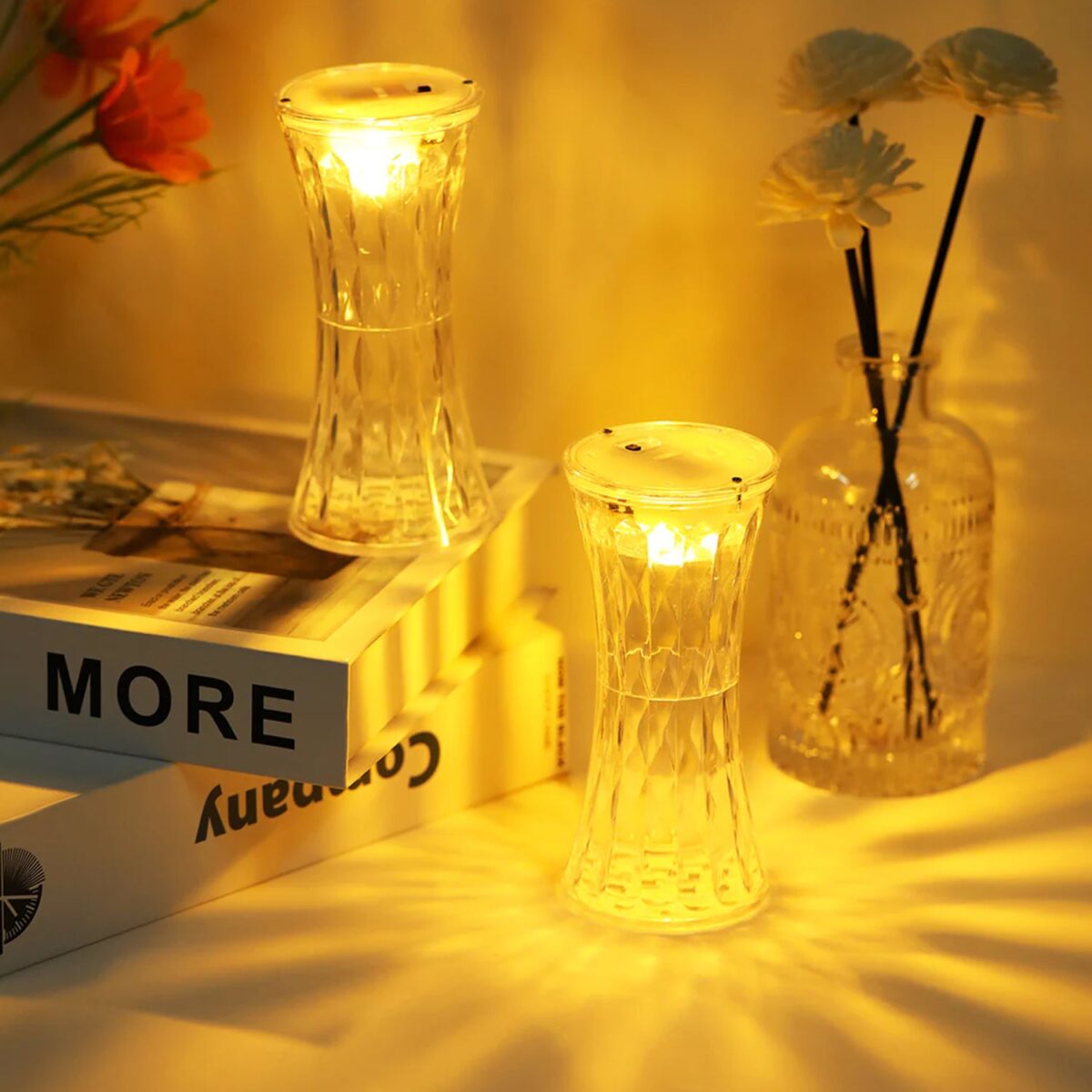 Crystal Table Lamp Ã¢â‚¬â€œ Universal Soft Night Light & Study, Bedroom, Office & Children's Room (12Pc MOQ) - Image 5