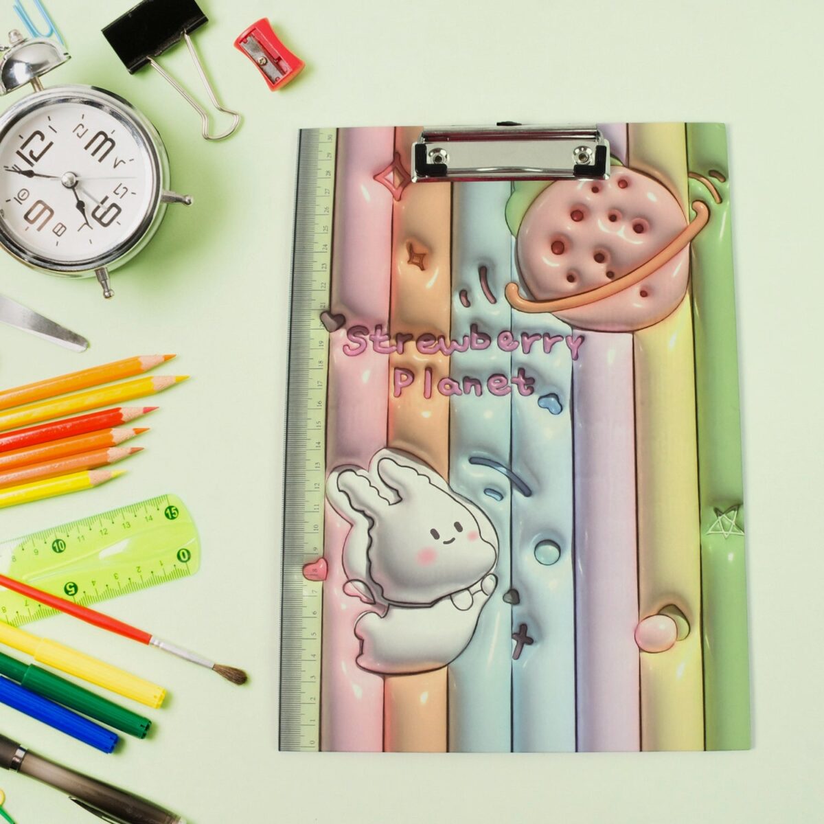 Wooden Paper Clipboard Writing Pad with Clip (1 Pc / 31Ãƒâ€”22 Cm) - Image 7