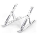 Metal Portable Laptop Stand â€“ 6-Angle Adjustable Riser for Laptops, Phones & Tablets - Image 4
