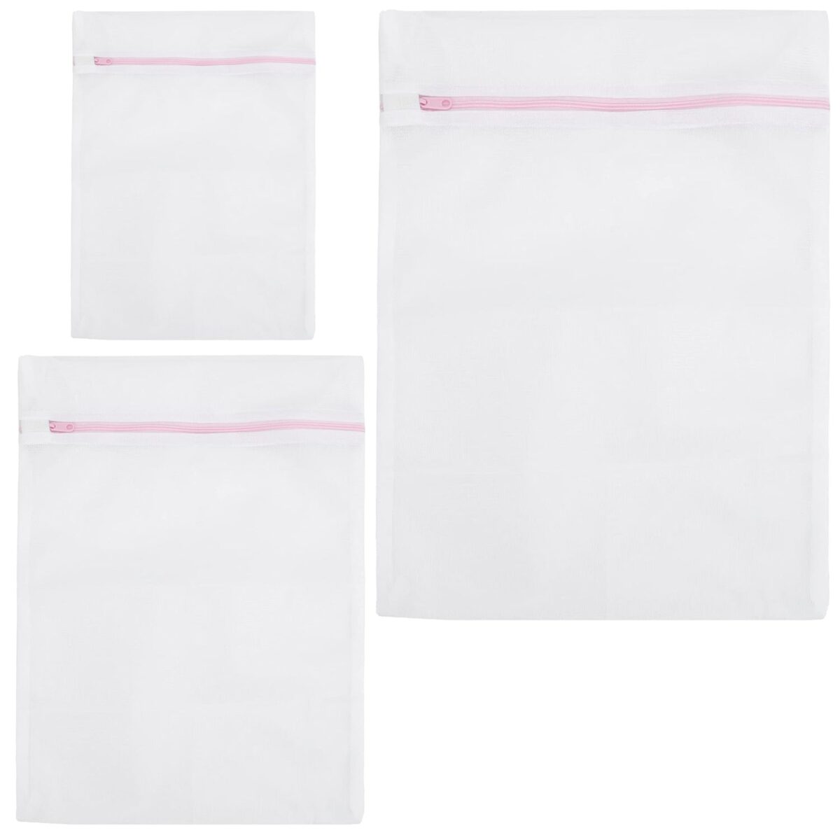 Reusable and Durable Zip Mesh Laundry Bag 3 Different Size (3 Pcs Set) - Image 5