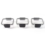 Kitchen Storage Container with Air Seal Lock Lid (3 Piece Set / 250 ML) - Image 5