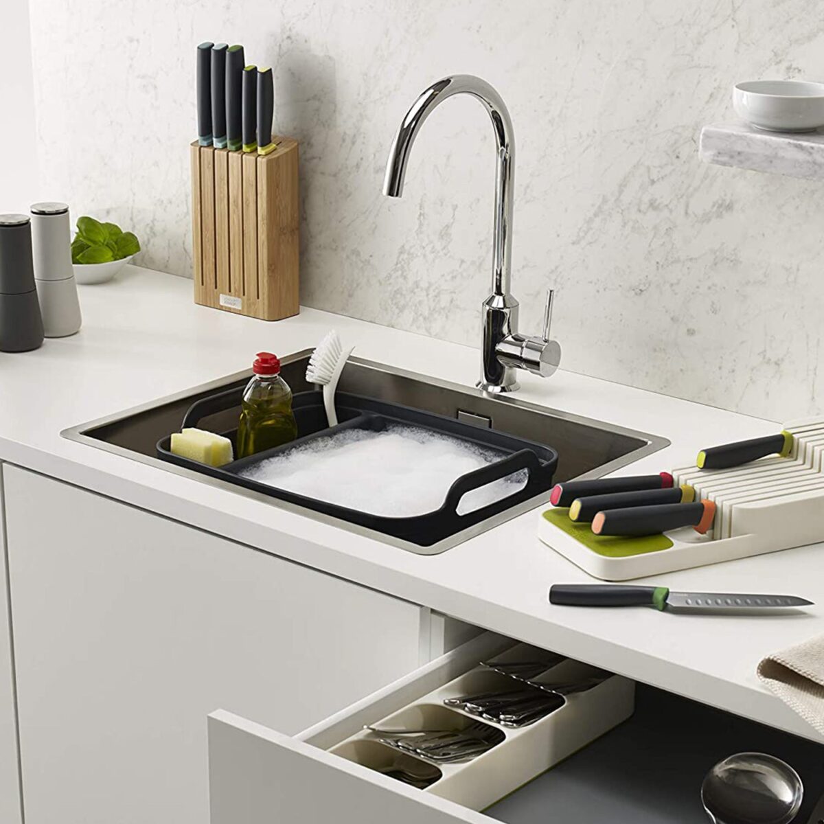 1 Pc Cutlery Tray Box Used For Storing Cutlery Items And Stuffs Easily And Safely. - Image 10
