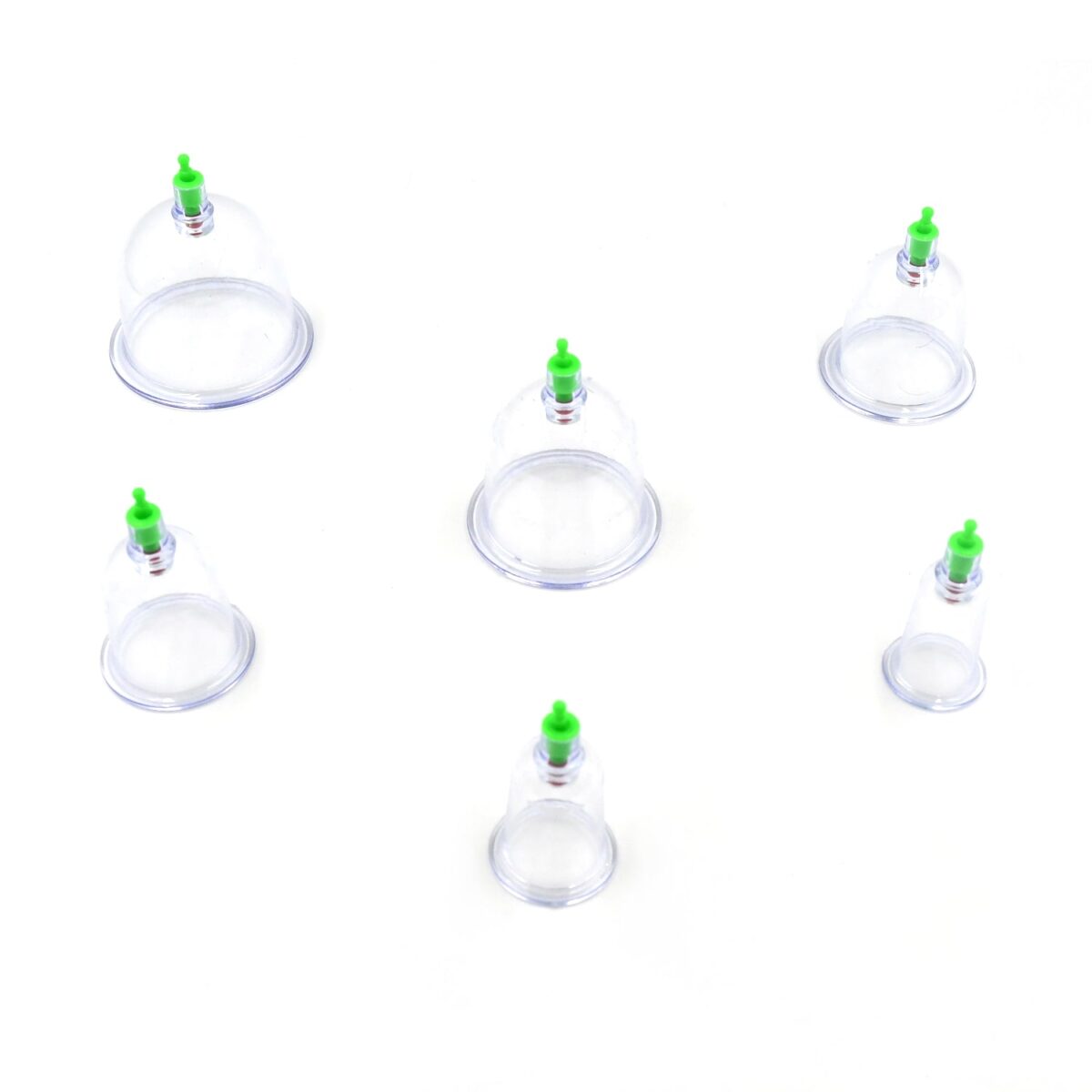 Vacuum Cupping Set 6 Pcs Kit Pull Out a Vacuum Apparatus Therapy Relax Massagers Curve Suction Pumps - Image 7