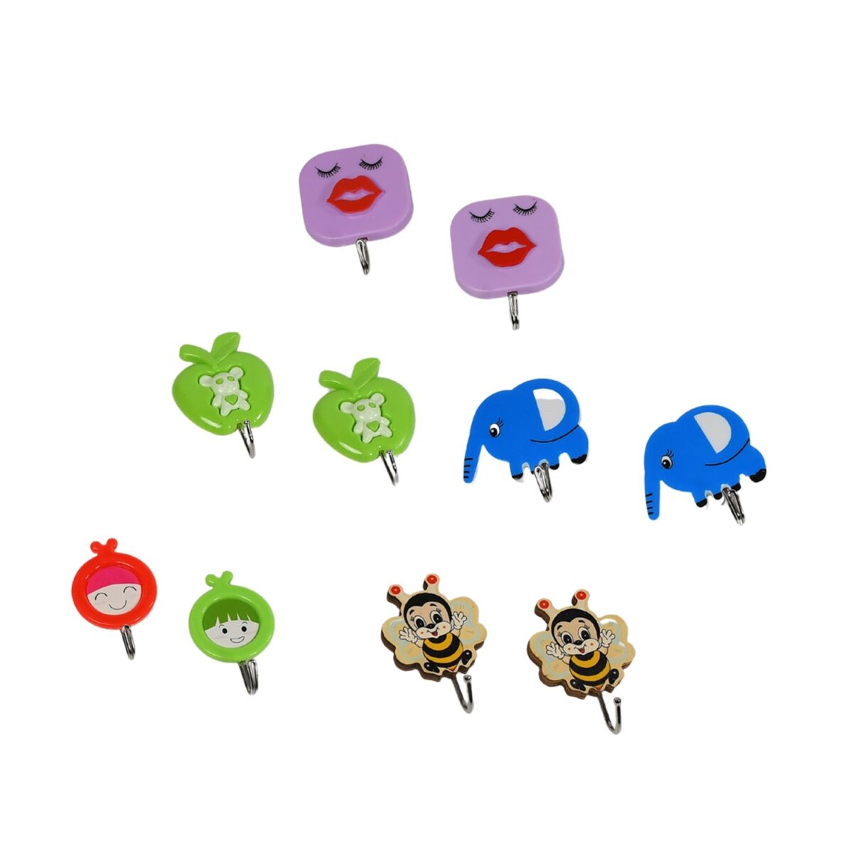 Premium Strong Adhesive Wall Hooks Set of 10 - Image 4
