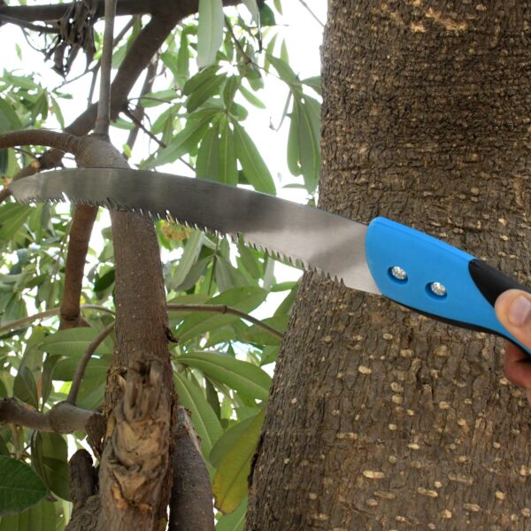 20-Inch High Carbon Steel Pruning Saw â€“ Sharp Teeth, Cover Included, Ideal for Gardening & Wood Cutting