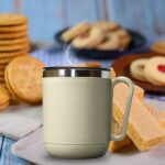 Ganesh Premium Stainless Steel Coffee Mug with heat resistant mug lid. Approx 400Ml mug. - Image 6