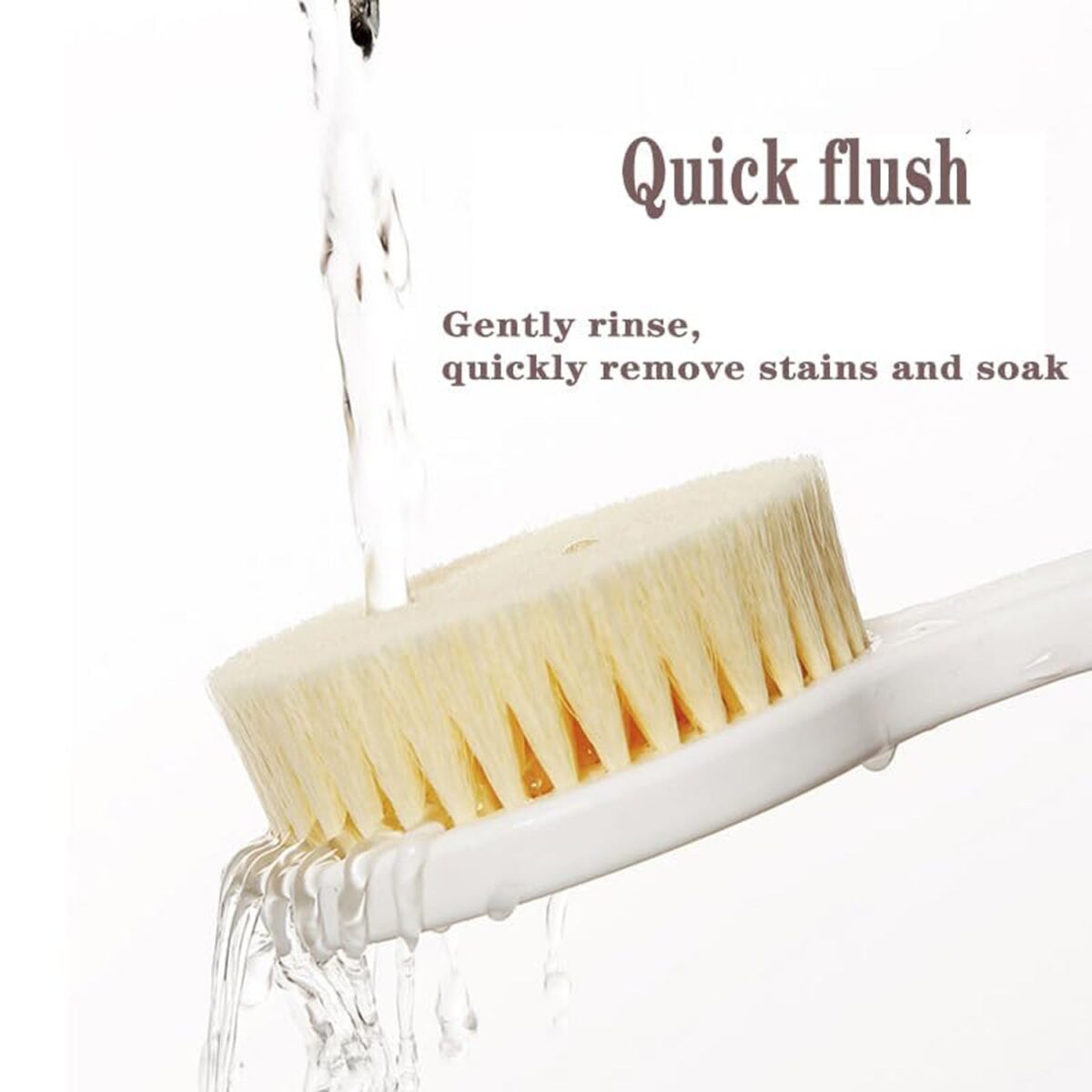 Back Scrubber for Shower Dry Body Brush Back Brush Long Handle (1 Pc / B Grade) - Image 7