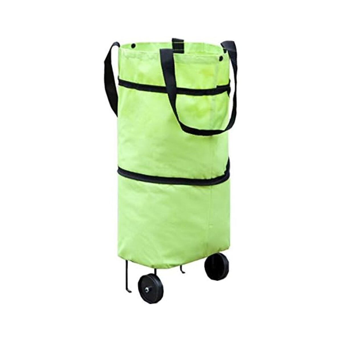Folding Cart Bags Trolley Shopping Bag For Travel Luggage - Image 1