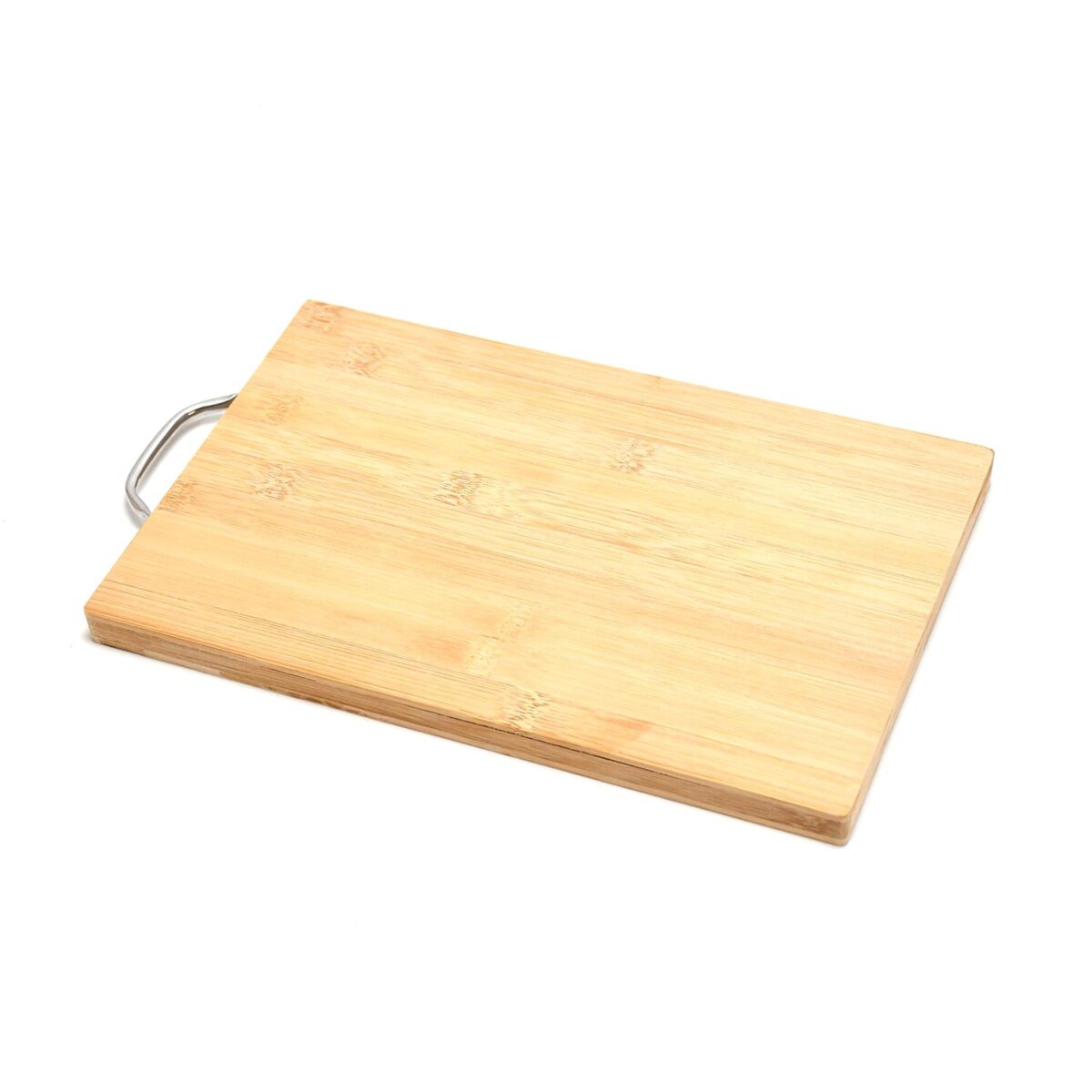 Thick Wooden Bamboo Kitchen Chopping Cutting Slicing Board with Holder for Fruits Vegetables Meat - Image 4