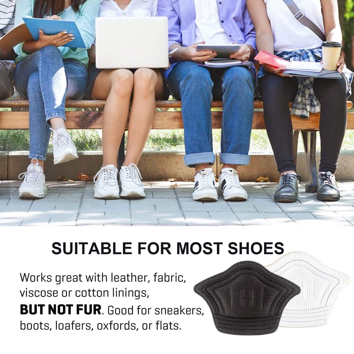 Heel Cushion Pads, Widely Applicable Protective Shoe Insoles (1 Pair) - Image 9