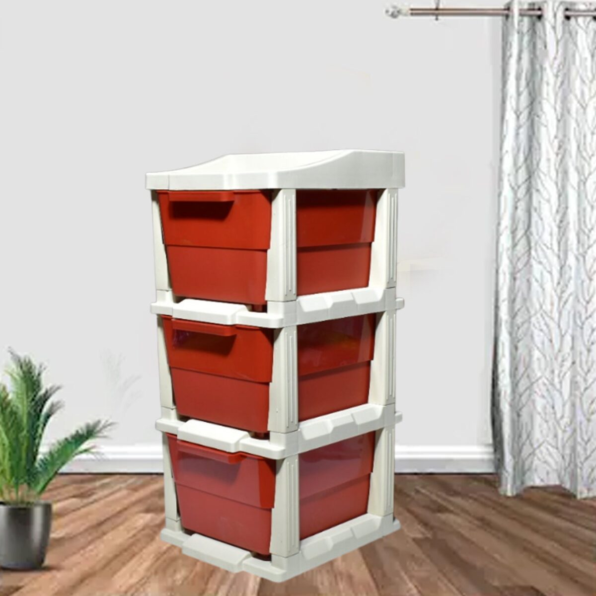 Multi-Purpose Anti-Slip 3 Layer Modular Drawer Storage System - Image 1