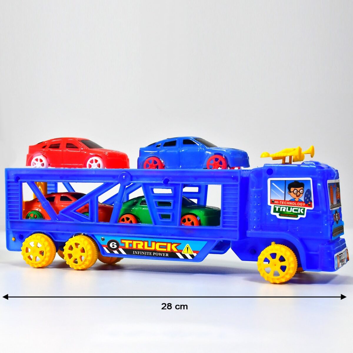 Toy Set Truck with 4 Mini Cars Toy Vehicles for Children - Image 6