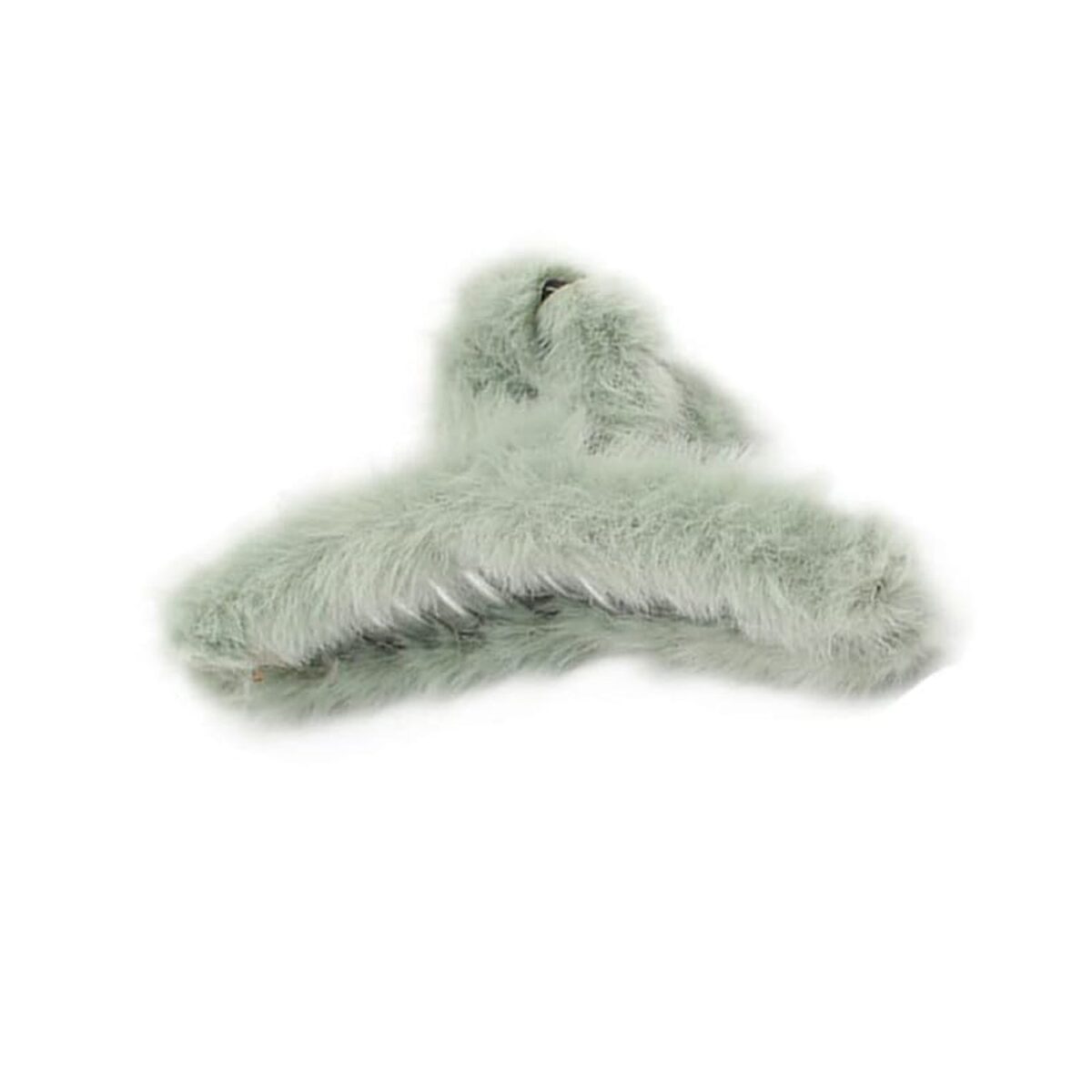 Large Plush Hair Claw Clips, Plastic Fluffy Hair Claw Hair (1 Pc / Mix Color) - Image 5