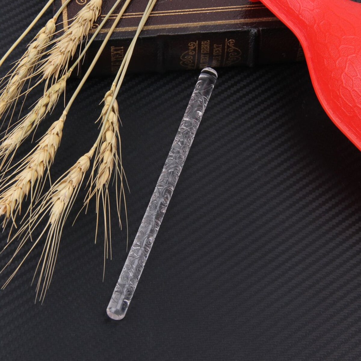Textured Embossed Acrylic Rolling Pins Fondant Cake Decorating Tools (1 Pc) - Image 7