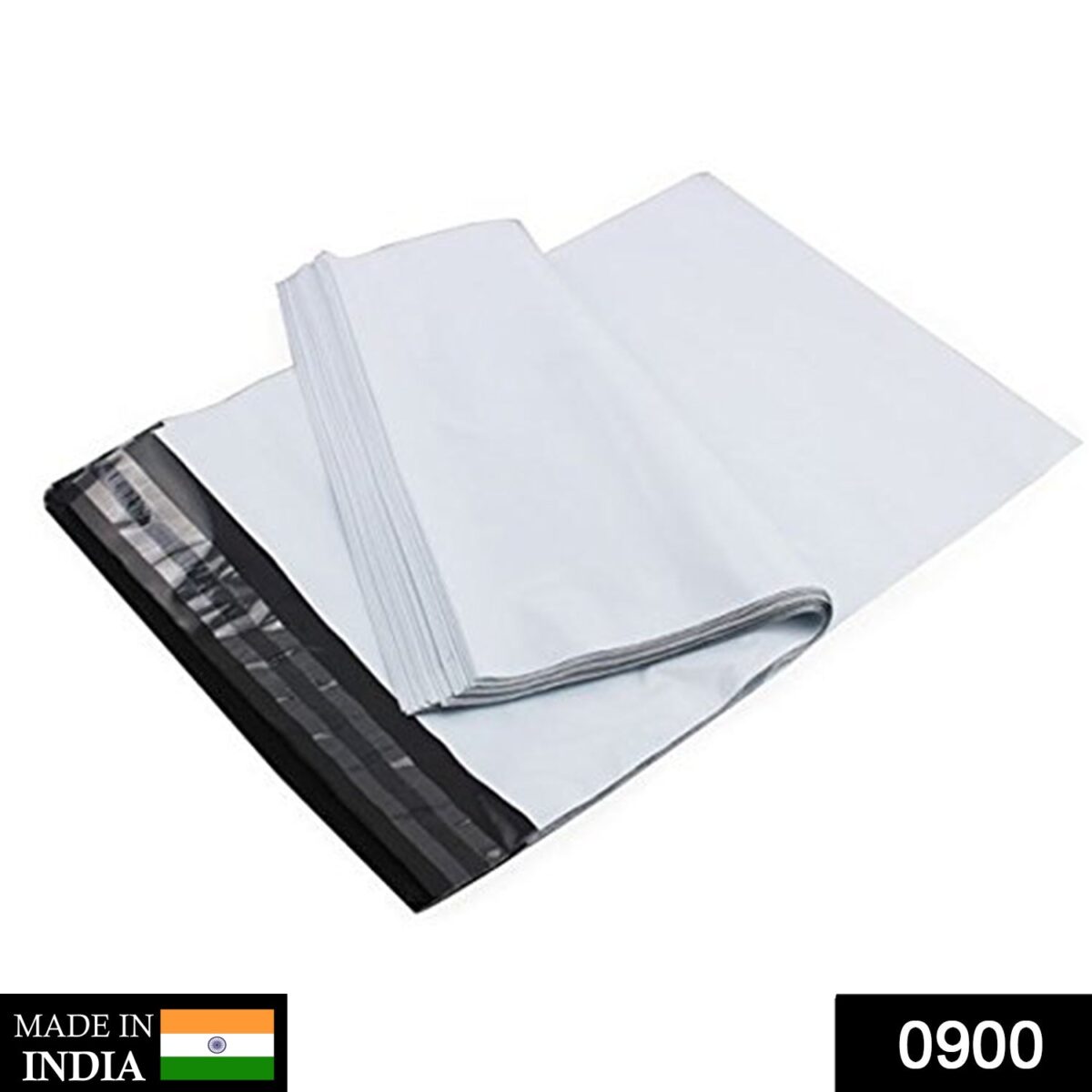 Tamper Proof Courier Bags(6.5X08 PLAIN 180 POD M1) - 100 pcs - Image 2