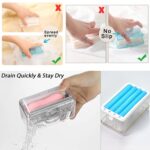 2-in-1 Portable Soap Dish & Dispenser â€“ Multifunctional Soap Holder with Roller & Drain Holes for Bathroom, Kitchen, Home Use (1 Pc) - Image 10