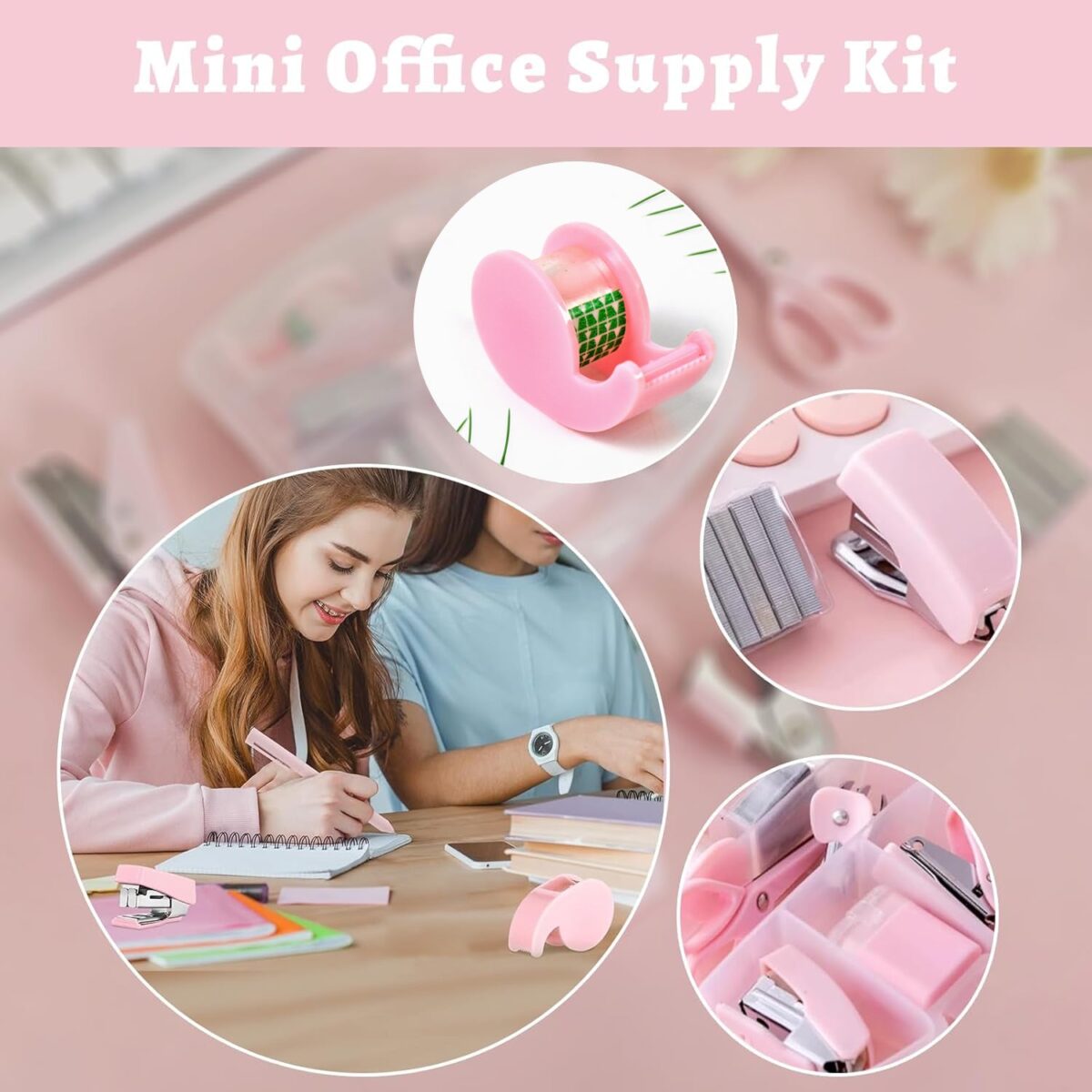 Mini Office Stationery Set (4 Pcs Set) - Image 3