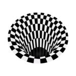 3D Space Round Carpet, Floor Mat Non-Woven Doormat (1 Pc / 78 Cm) - Image 5