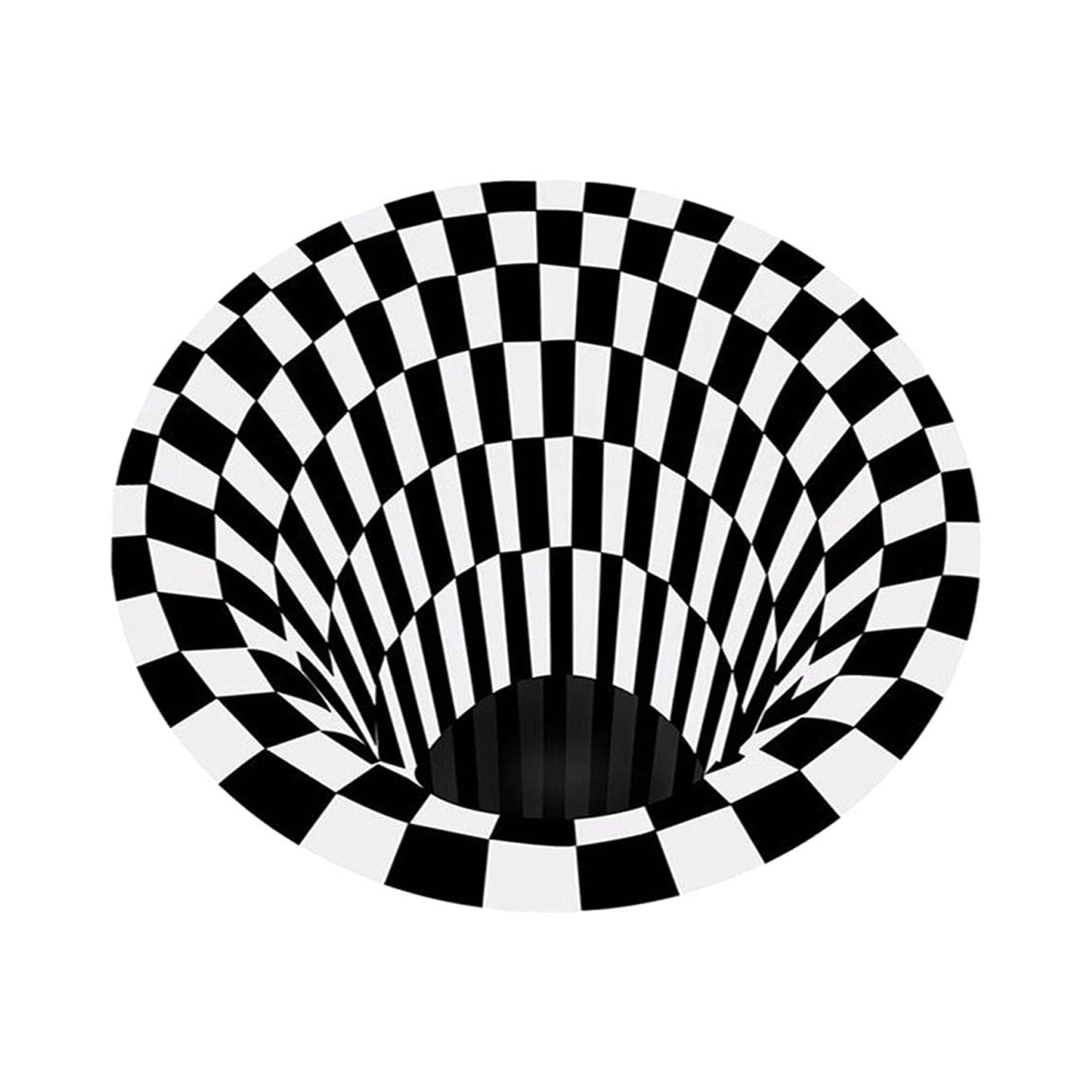 09_5202222b-2eeb-4725-905b-673518099ede.jpg 3D Space Round Carpet, Floor Mat Non-Woven Doormat (1 Pc / 78 Cm) - Image 5