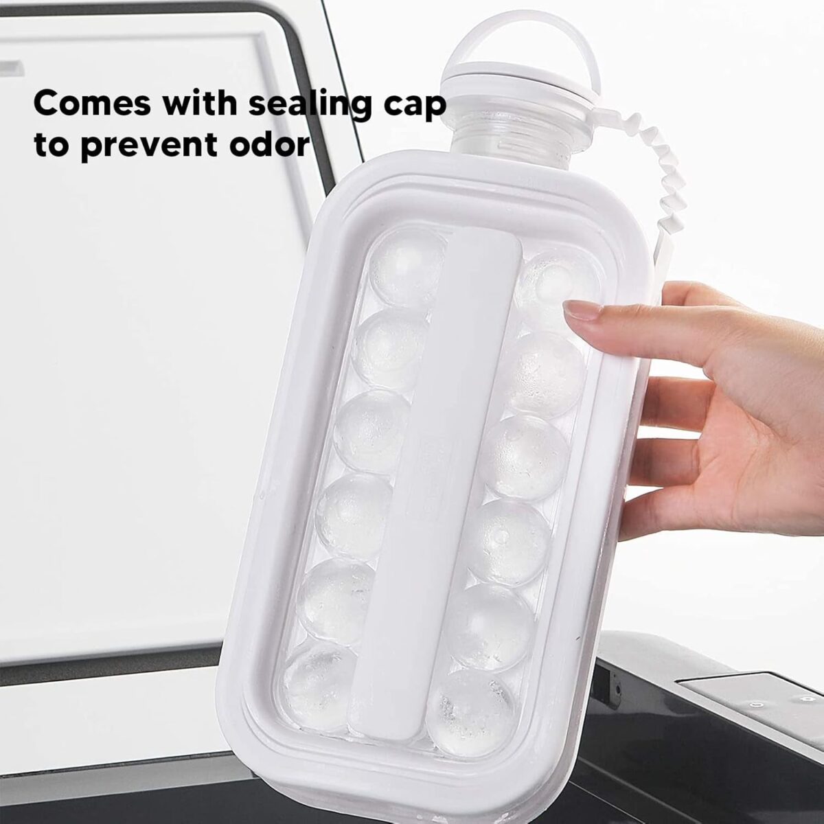 Ice Cube Trays 2 in 1 Portable Ice Ball Maker, 17 Round Ice Cube Mold  (1 Pc) - Image 3