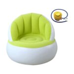 Kids inflatable sofa chair with backrest & Foot Air Pump with Hose (1 Set / 85x74 Cm Approx) - Image 9
