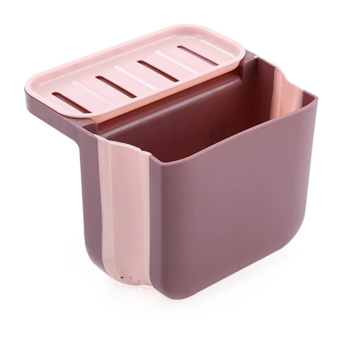 Small Multifunction Sink Drain Basket - Universal & Foldable - Sink Trash Holder Sink Side Storage Drainer Strainer Basket, Foldable Kitchen Sink Drain Strainer for Food,Dish Drainer for Fruits, Vegetables - Image 4