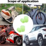 Tyre Valve Caps Luminous Glow Car Tire Valve Cap Covers vaal cap (4 Pcs Set) - Image 7