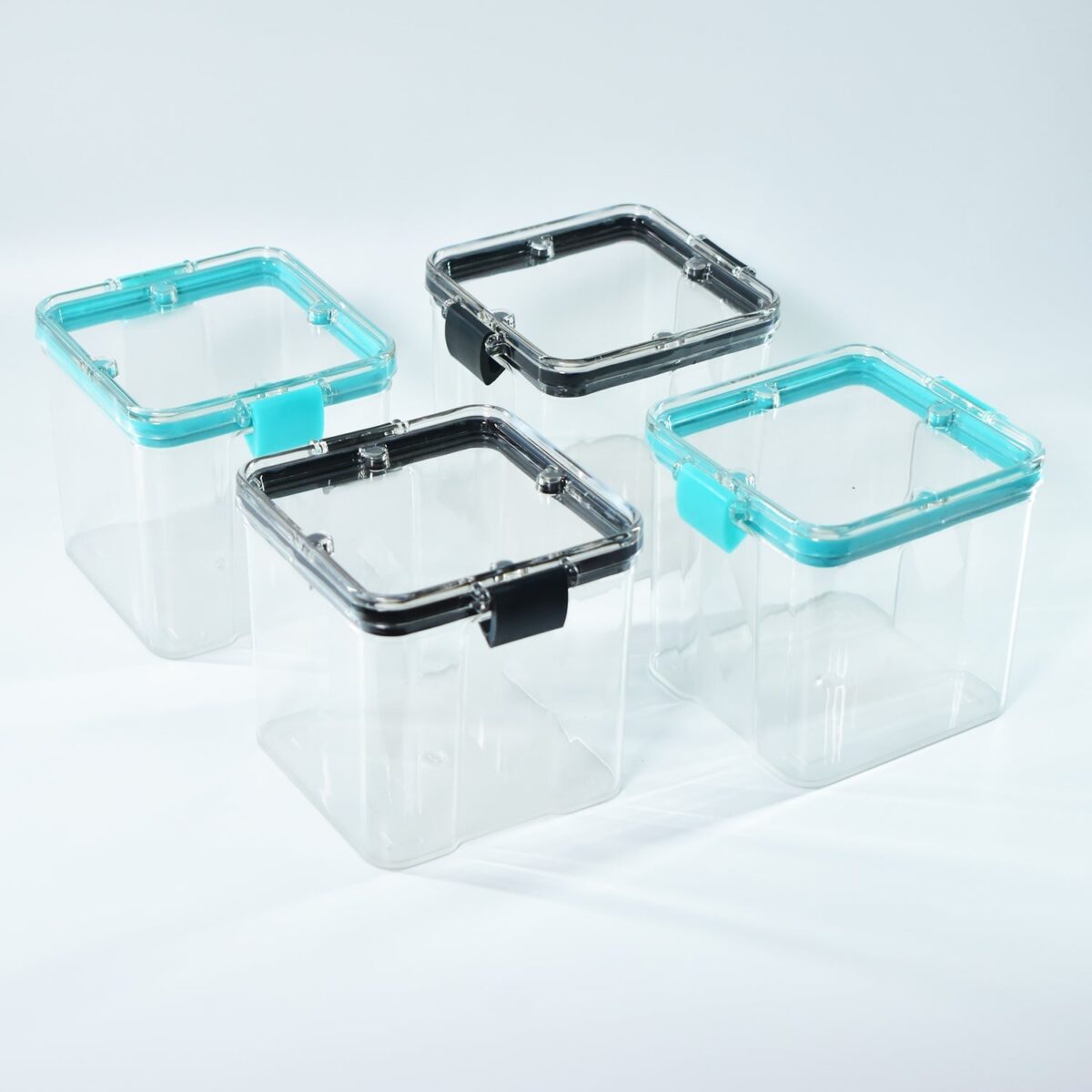 4Pc Square Container 700Ml Used For Storing Types Of Food Stuffs And Items. - Image 4