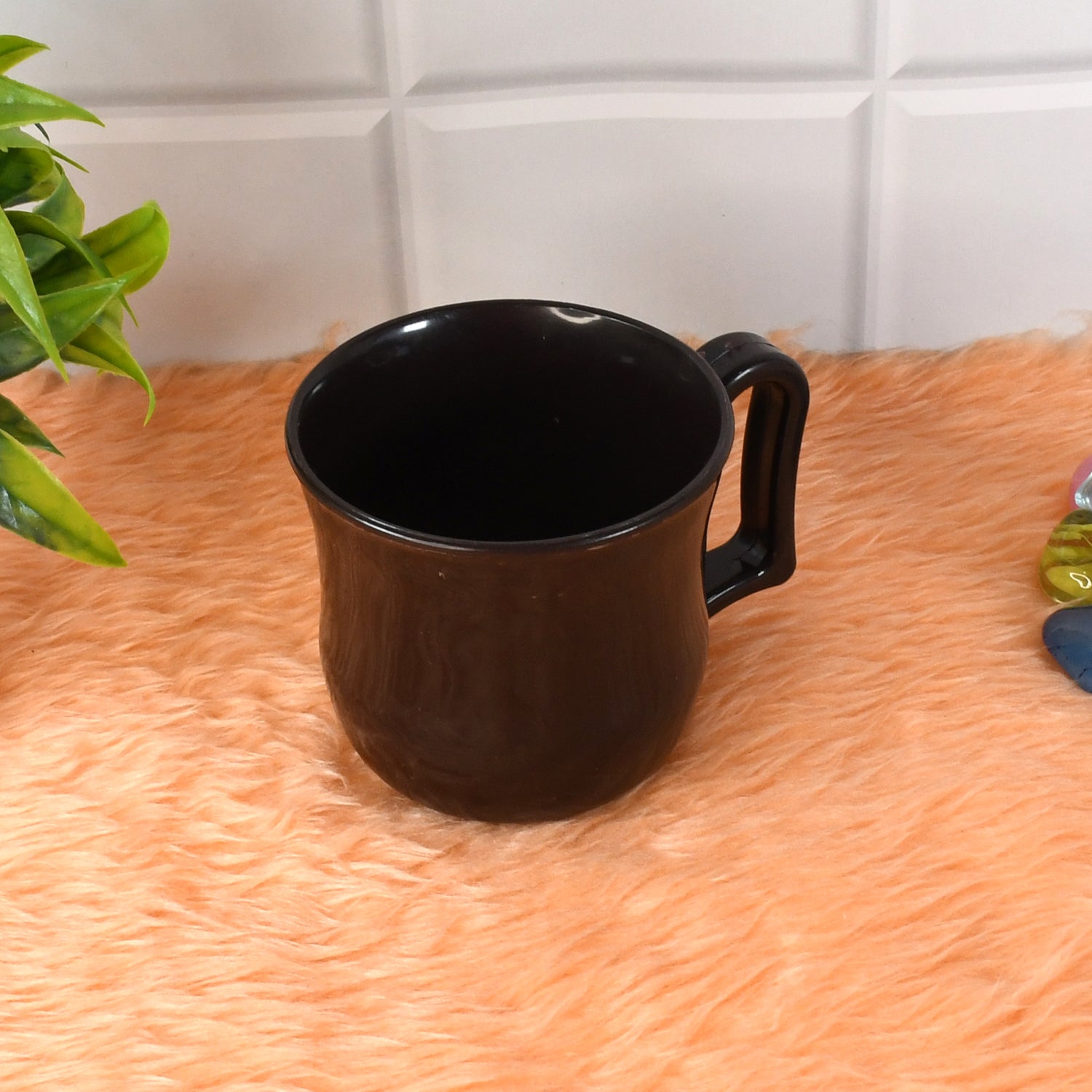 09_908a95ec-5d1a-4337-b40f-11383c5bd08a.jpg Premium Plastic Coffee / Tea Cups / Mug with Handle (1 Pc / Loose / Mix Color) - Image 7