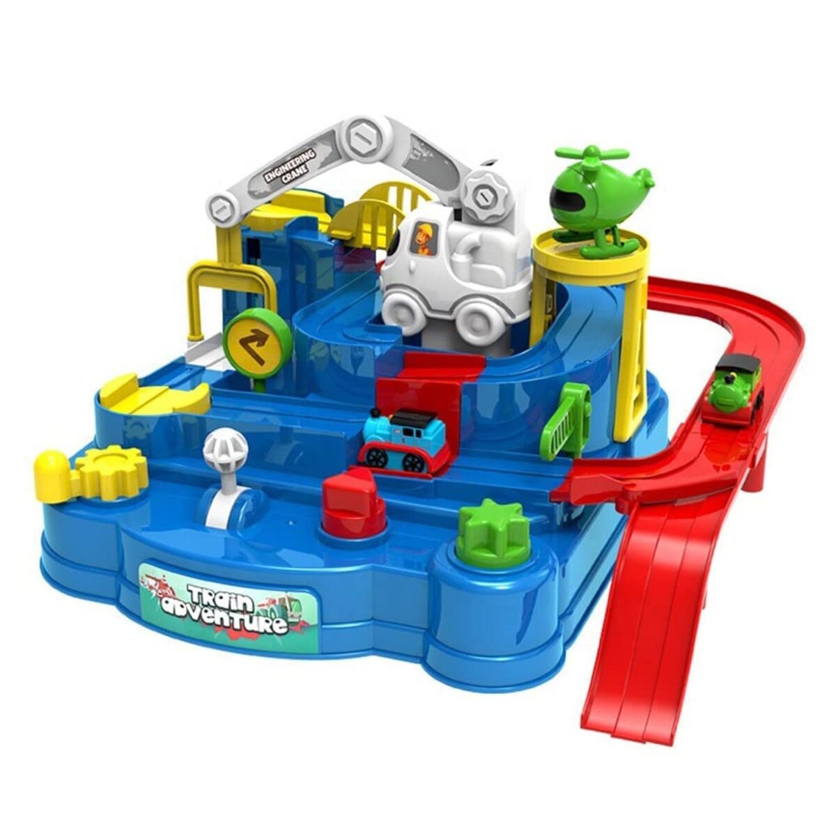 Adventure Toys, City Rescue Preschool Toy, Race Tracks for Boys, Parent-Child Interactive Kids Race Car Track Play sets (Adventure Toy) - Image 5