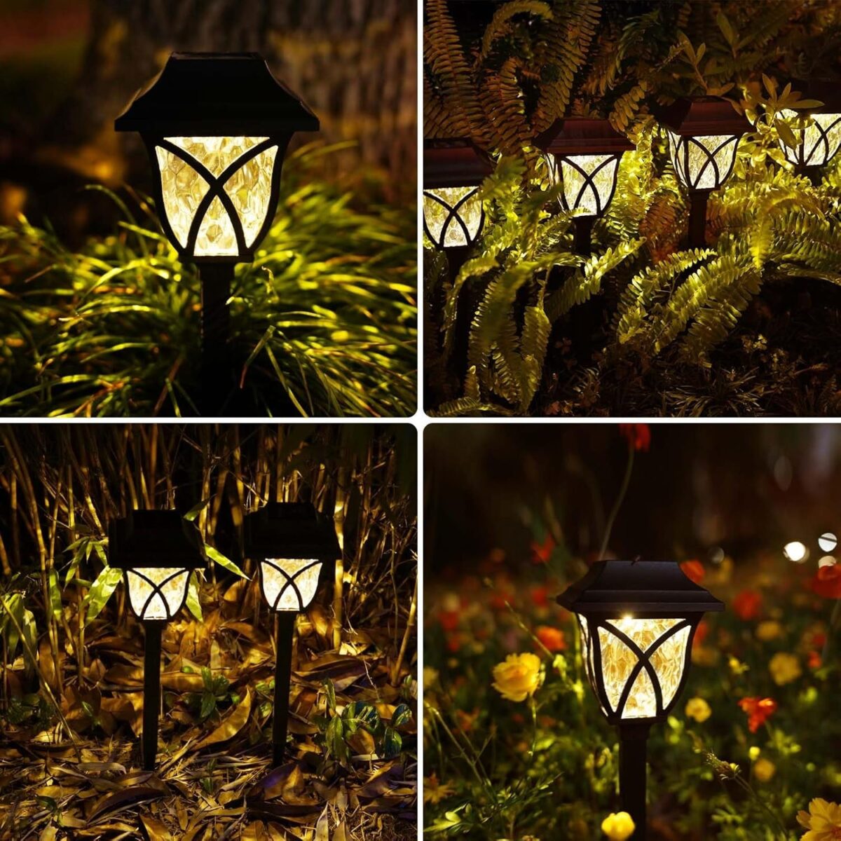 Solar Pathway Lights Outdoor Garden Lights (2 Pcs Set) - Image 5