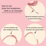 Metallic Cable Protector for Cords & Headphones (Spiral Wrap) - Image 9