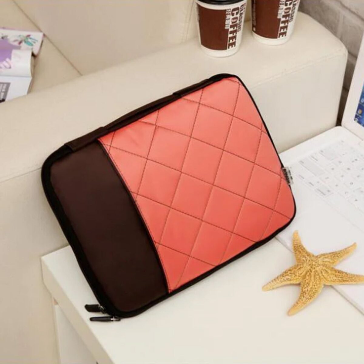 Laptop Case Cover Bag, Laptop Sleeve 14.5 inch Case, Water Repellent Polyester Neoprene Case with Accessory Pocket, & Other laptops, Notebooks - Image 1