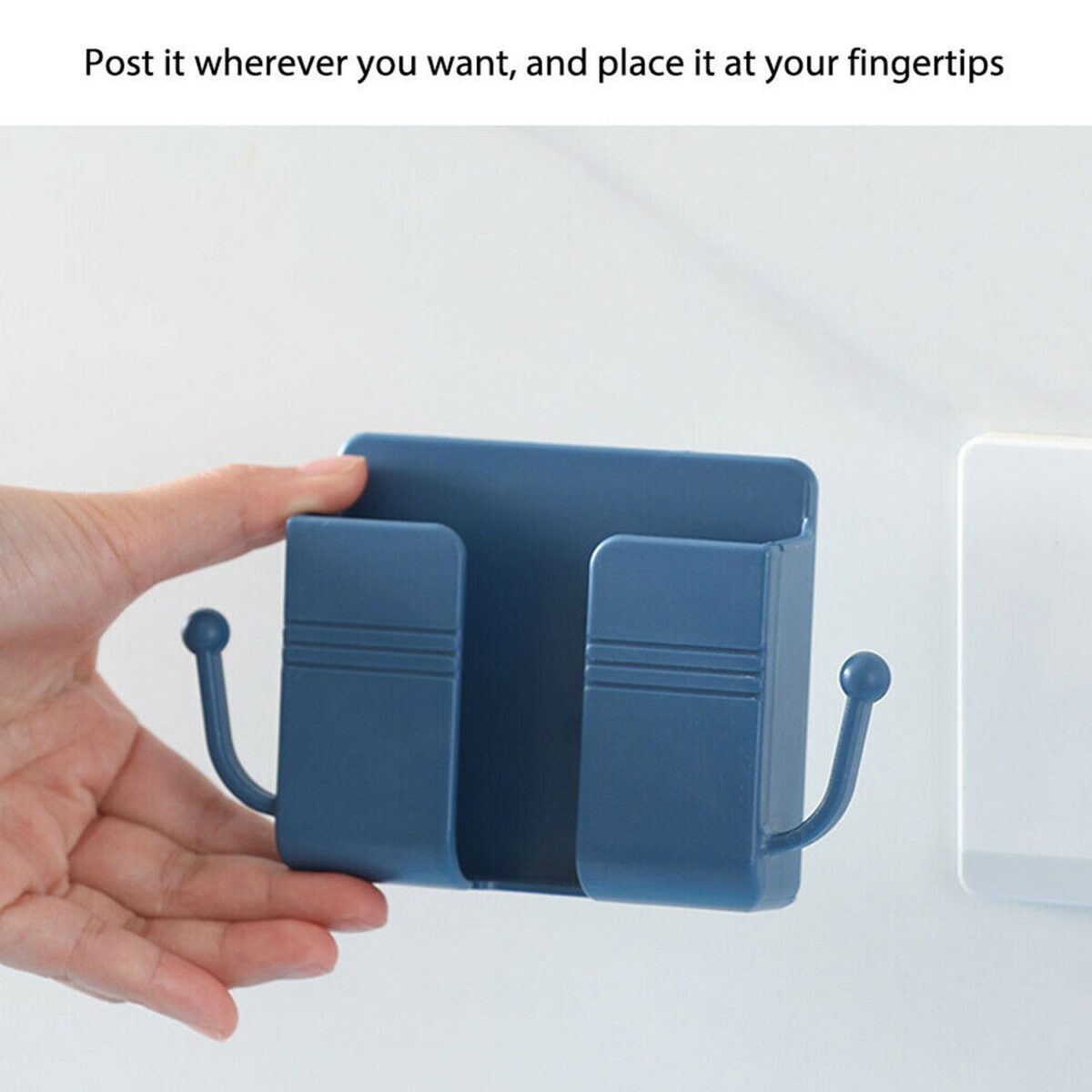 1 Pc Wallmount Mobile Stand With Hook Design used in all kinds of places including household and many more as a hanging support for and stuffs purposes. - Image 9