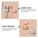 Pig Plug Wire Organizer Cable Holder Clips with Self-Adhesive Pad (4 Pcs Set) - Image 3