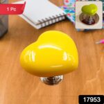 Multipurpose Cabinet Door Handle Drawer, Heart-shaped Knob Pulls Toilet Press Button (1 Pc) - Image 2