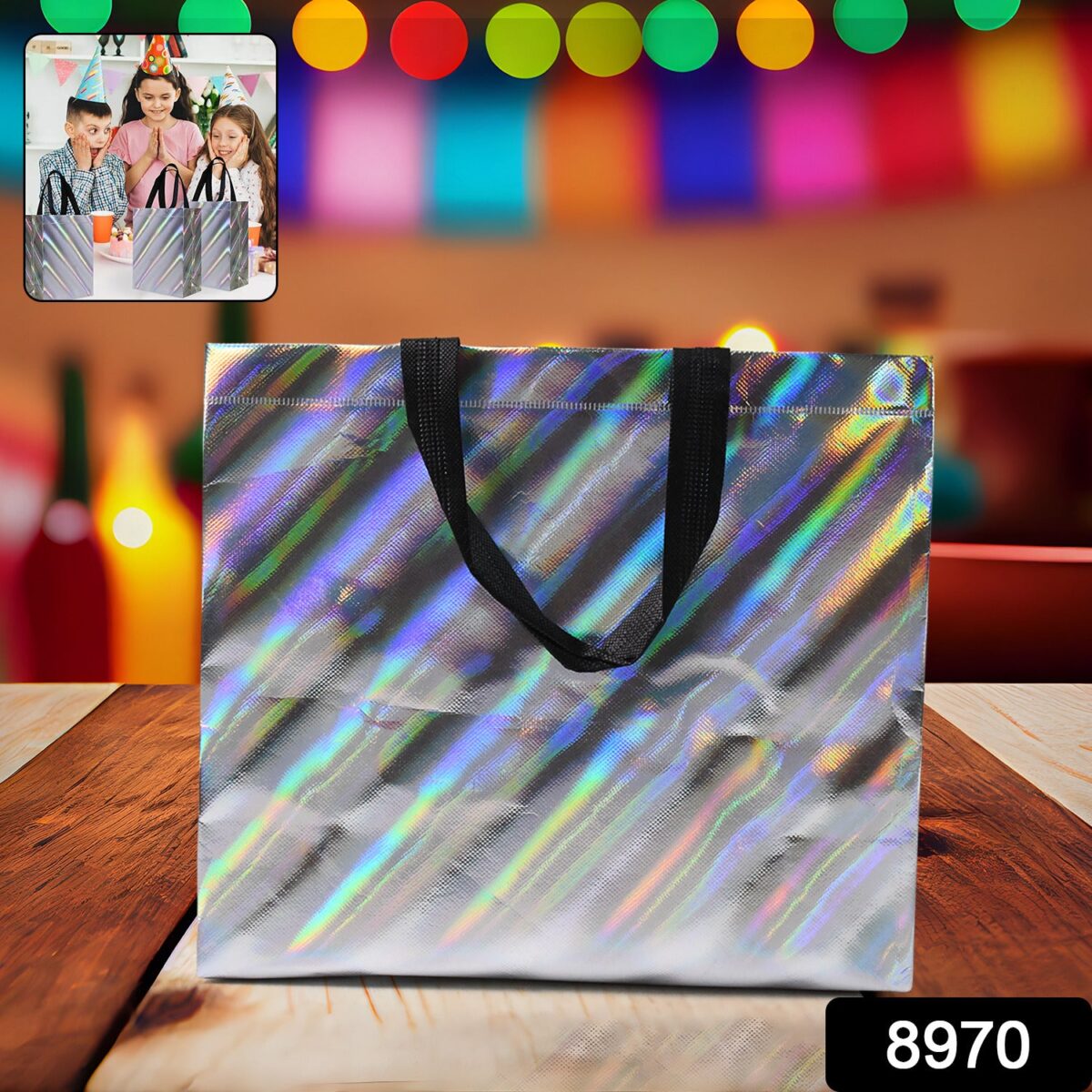 Birthday Gift Bag, Reusable Party Gift Bags (1 Pc / Mix Design) - Image 2