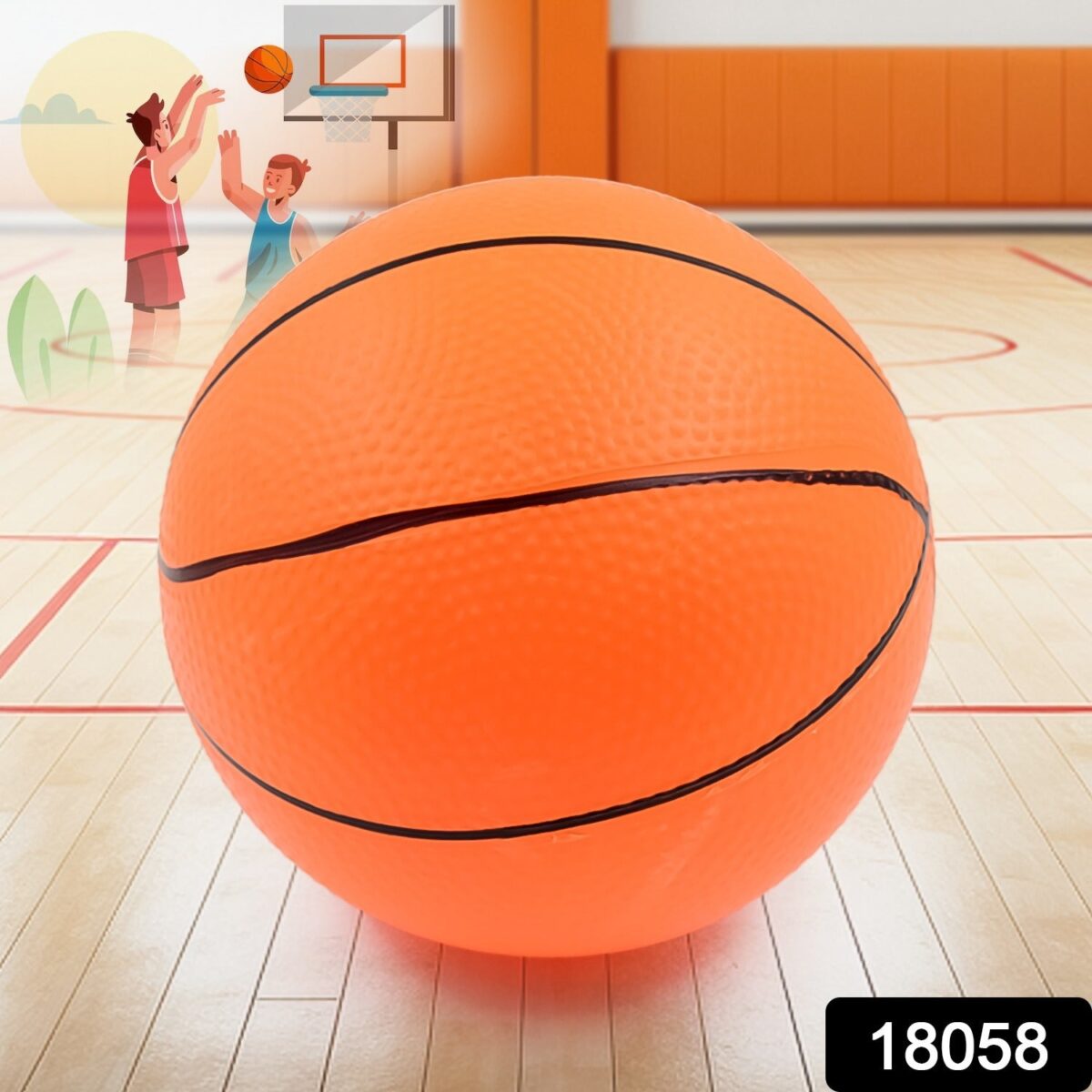 Mini Bouncy Basketball (1 Pc) - Image 2