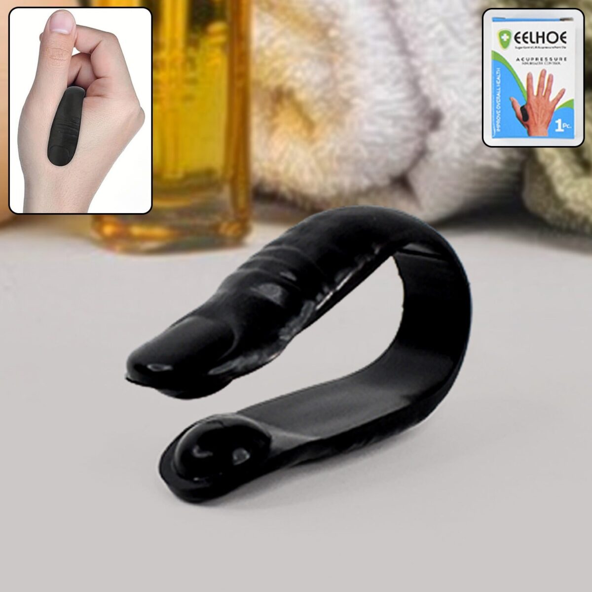 Heavy Duty Plastic Sugar Control LI4 Acupressure Point Clip (1 PC / With Color Box) - Image 1