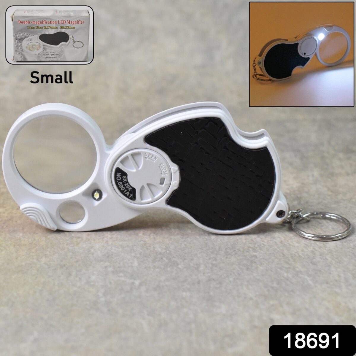 Double-Magnification Led Magnifiers with Light (1 Pc / Small) - Image 2