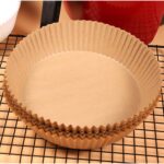 Round Air Fryer Disposable Paper Liner  (50 Pcs Set / 160mmx45mm) - Image 7