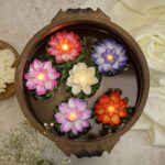 Water Floating Smokeless Candles & Lotus Flowers Sensor Led TeaLight for Outdoor and Indoor Decoration - Pack of 6 Candle (Pack of 6) - Image 8