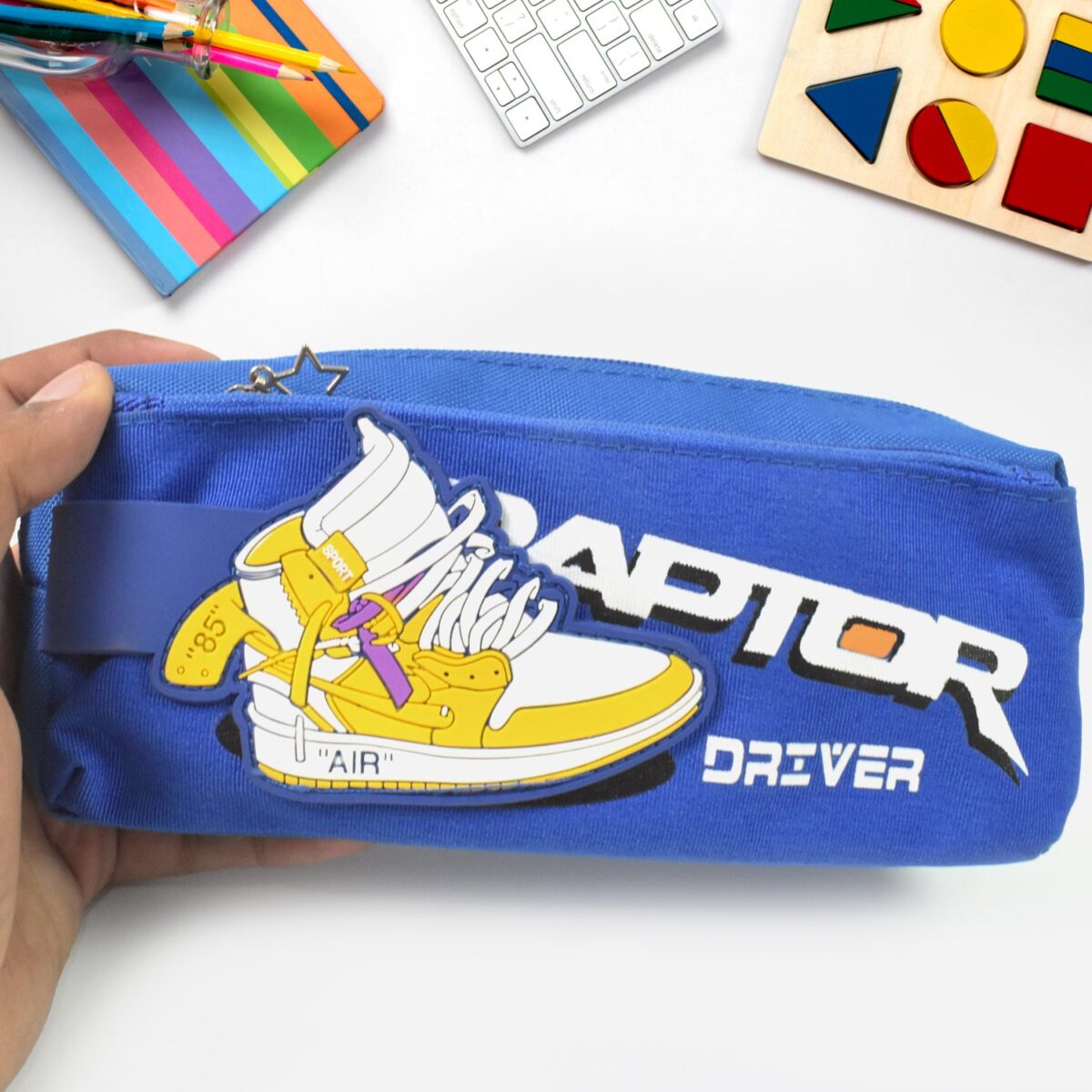 Pencil Pouch With Zipper (1 Pc / 2 Compartment) - Image 4