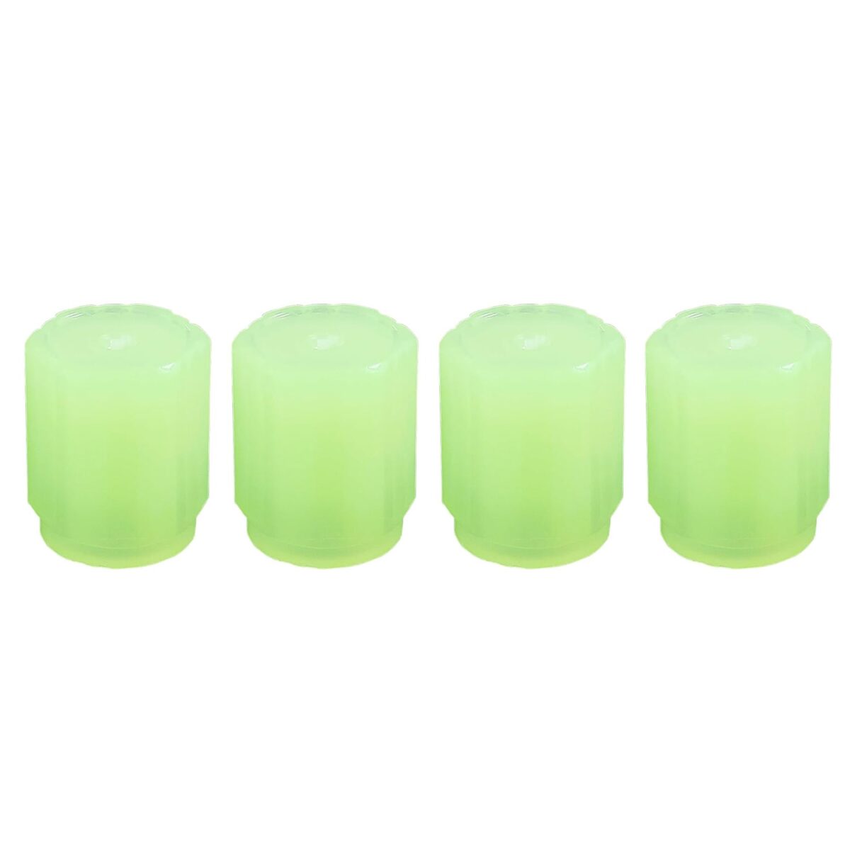 Tyre Valve Caps Luminous Glow Car Tire Valve Cap Covers vaal cap (4 Pcs Set) - Image 4